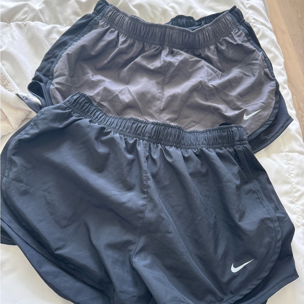 Nike Black and Gray Athletic Shorts